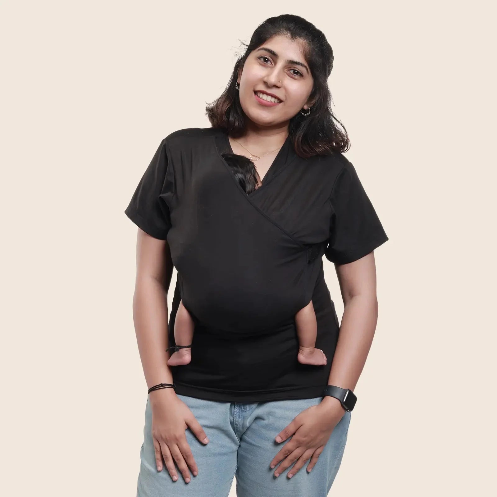 Women's Everyday T-Shirt Carrier(Newborn to 8KGs)